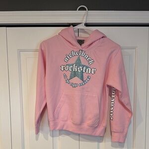 Nickelback Kids Pink Rockstar Hoodie